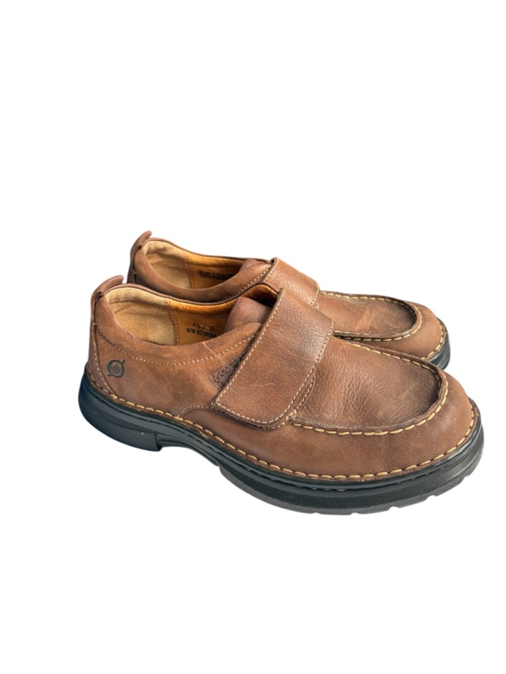 Børn Brown Leather Comfort Loafers - Women’s Size 37 (6)